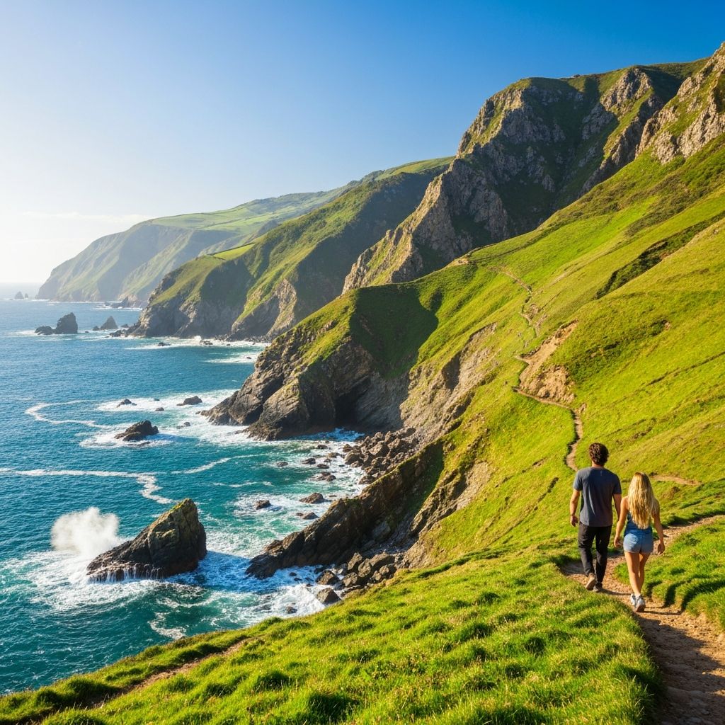 Hiking along the Basque Country coast